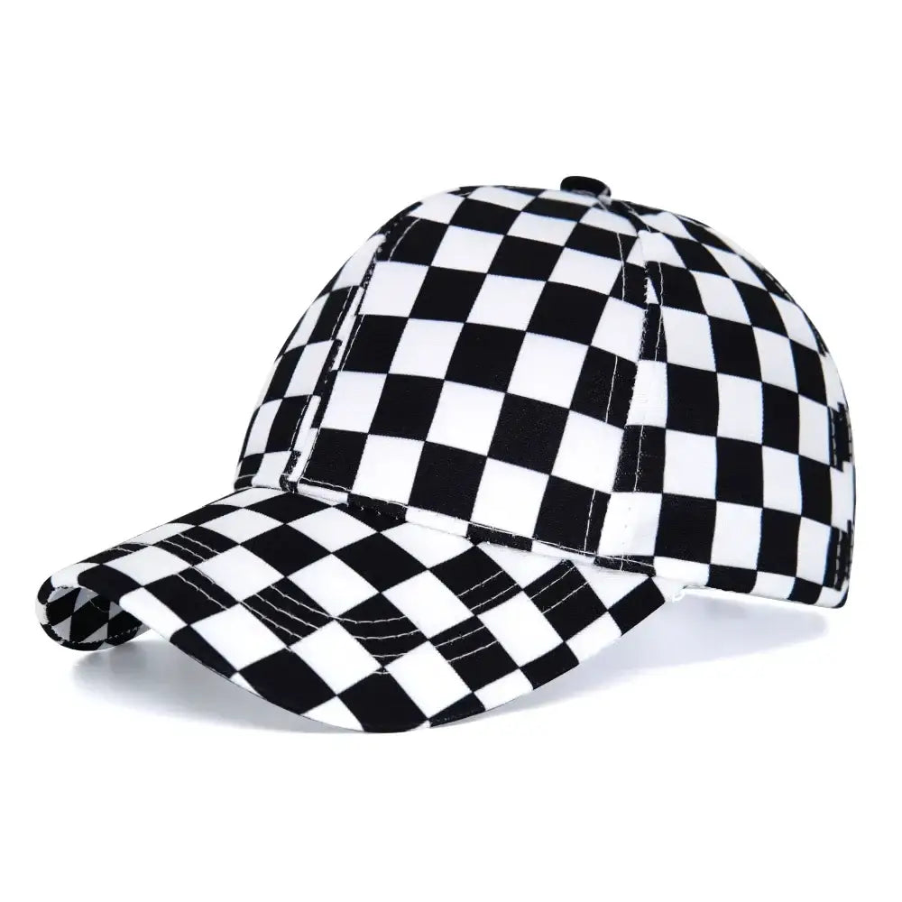 Casquette Baseball Mode Damier