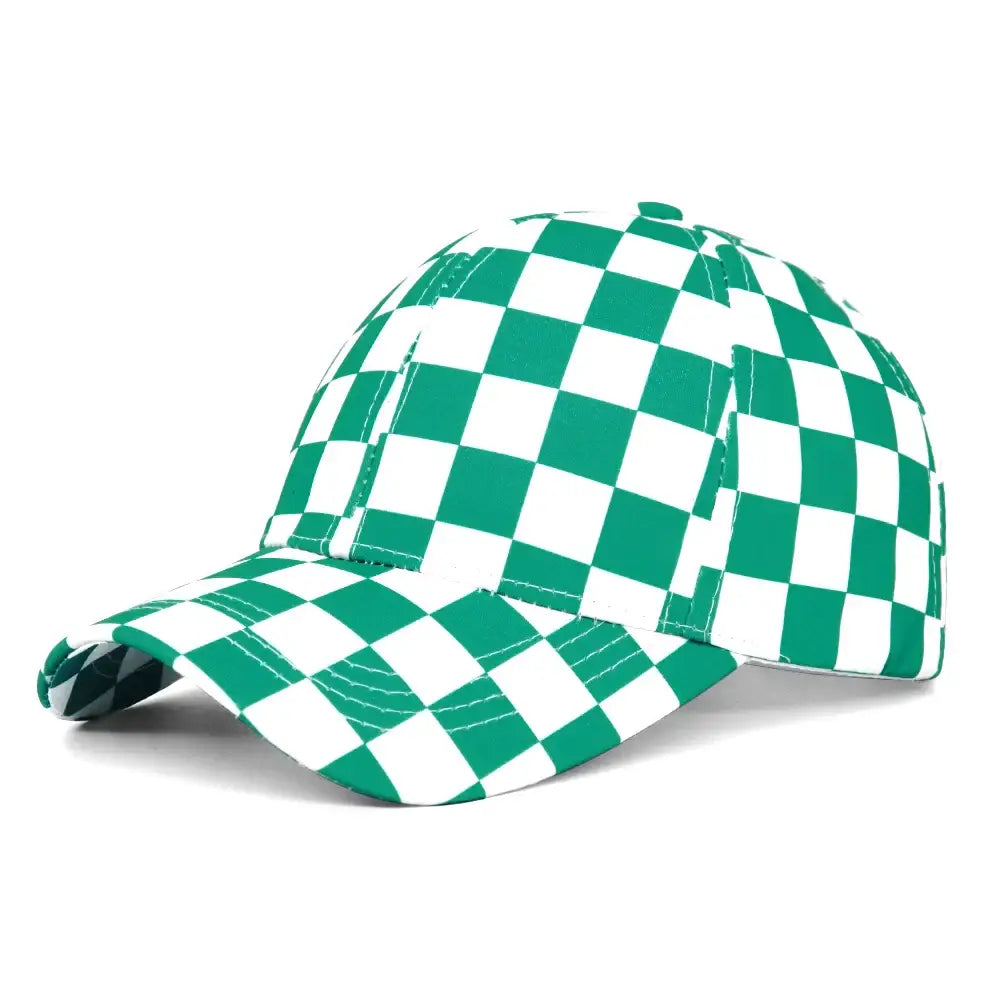 Casquette Baseball Mode Damier