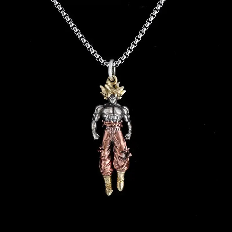 Chaine Pendentif Dragon Ball Super Saiyan Son Goku