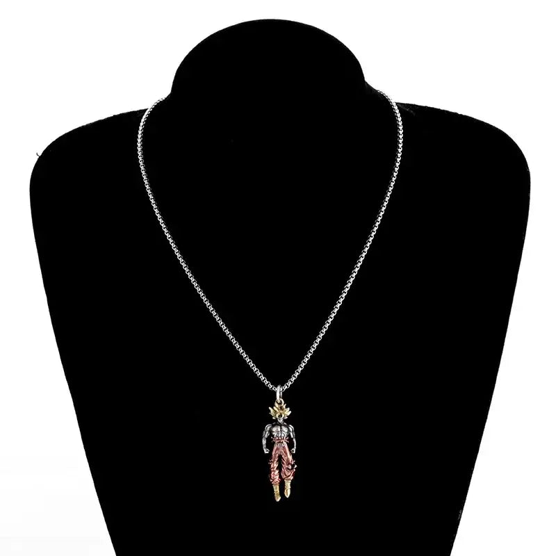 Chaine Pendentif Dragon Ball Super Saiyan Son Goku
