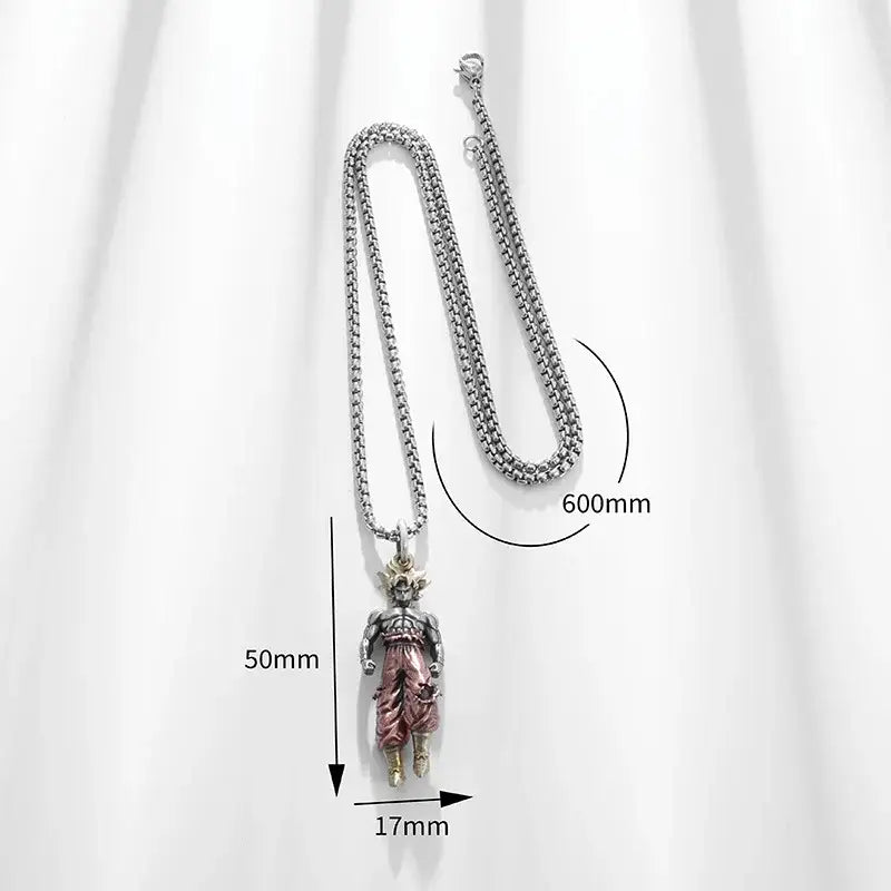 Chaine Pendentif Dragon Ball Super Saiyan Son Goku