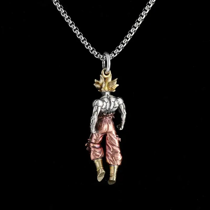 Chaine Pendentif Dragon Ball Super Saiyan Son Goku