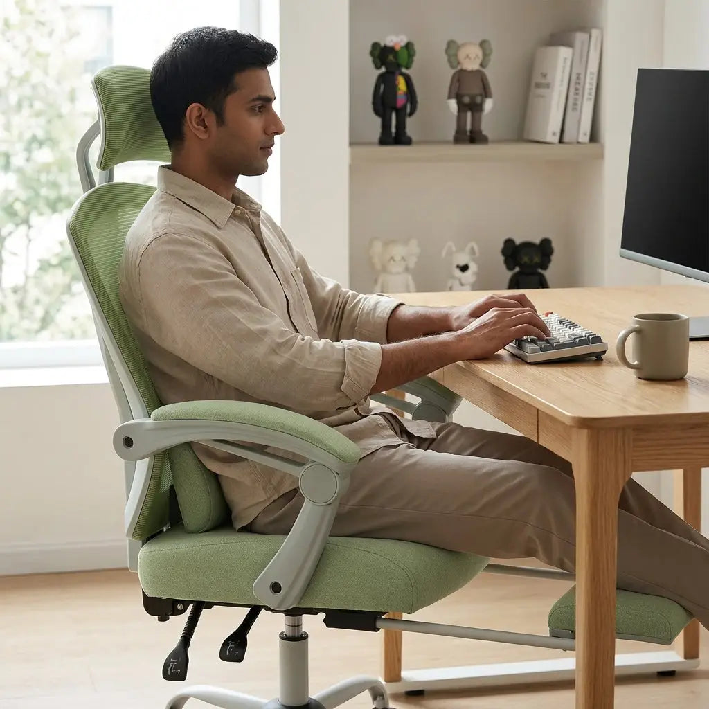 Chaise Bureau PC Ergonomique Inclinable