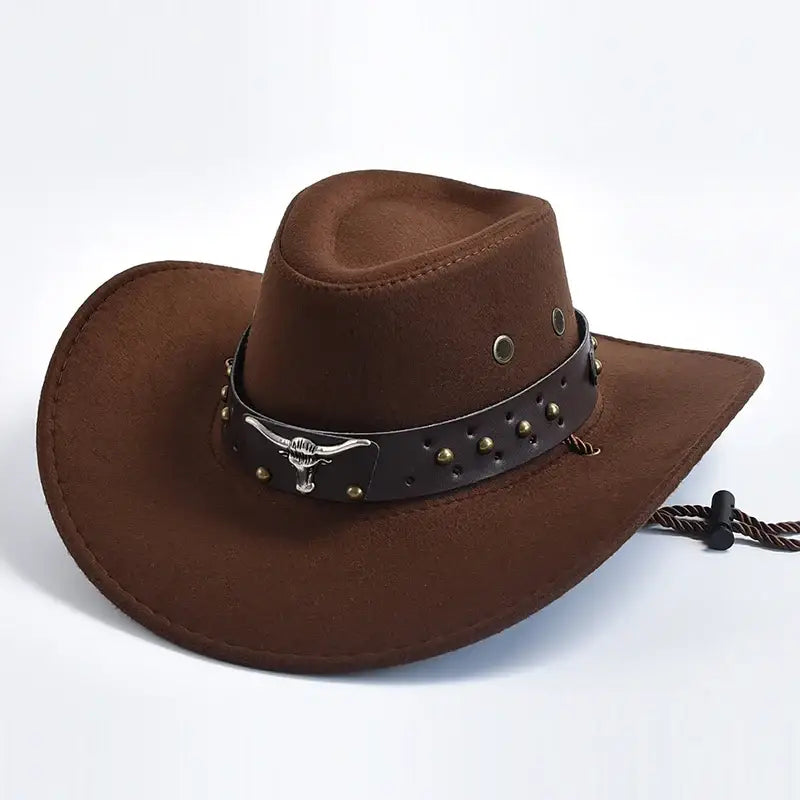 Chapeau cowgirl élégant Western