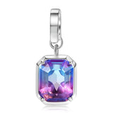 Charm Pendentif Argent Diamant Zircon