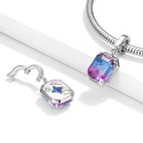 Charm Pendentif Argent Diamant Zircon