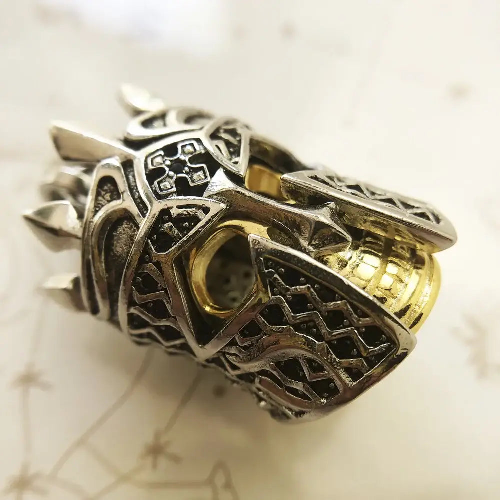 Charm Pendentif Crane Guerrier Royal