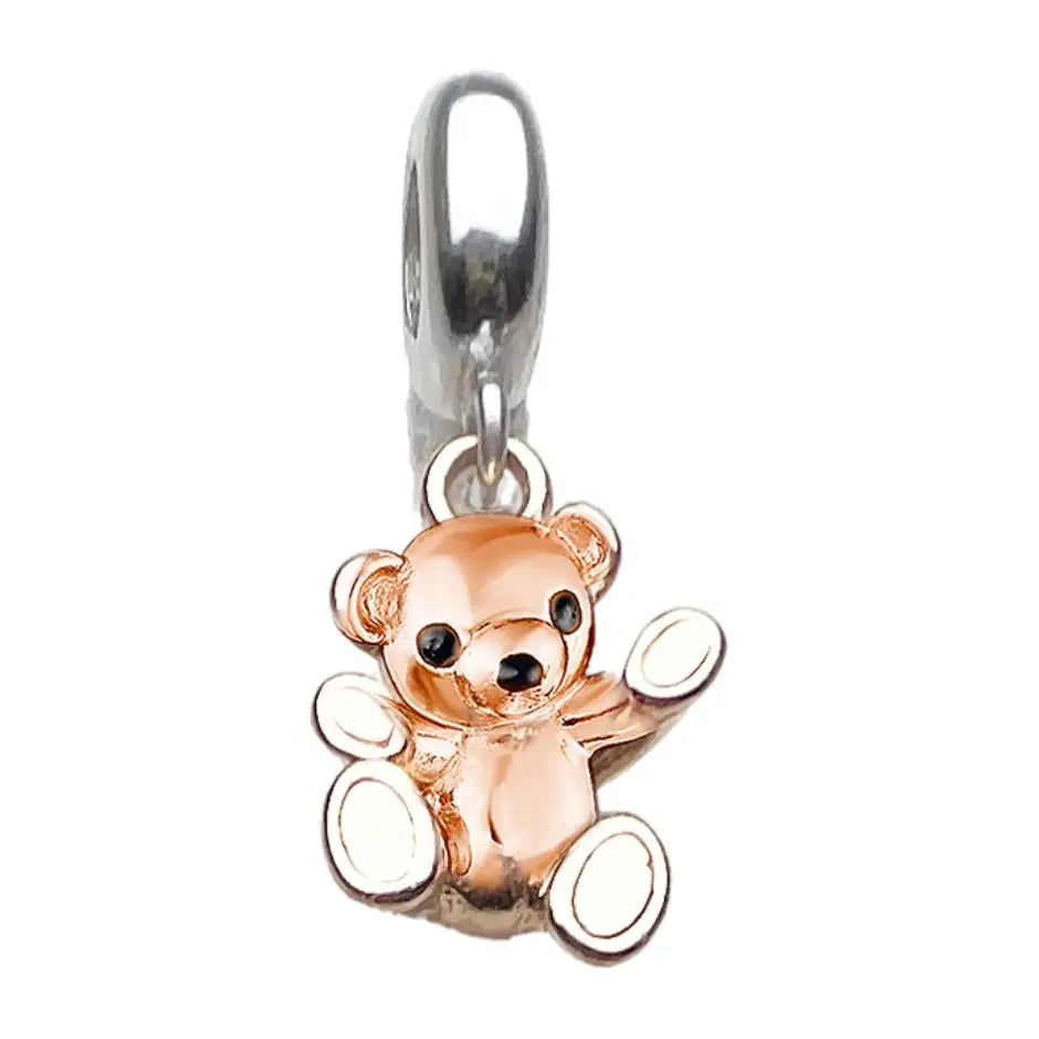Charm Pendentif Teddy Bear Argent-ClubdesJouets