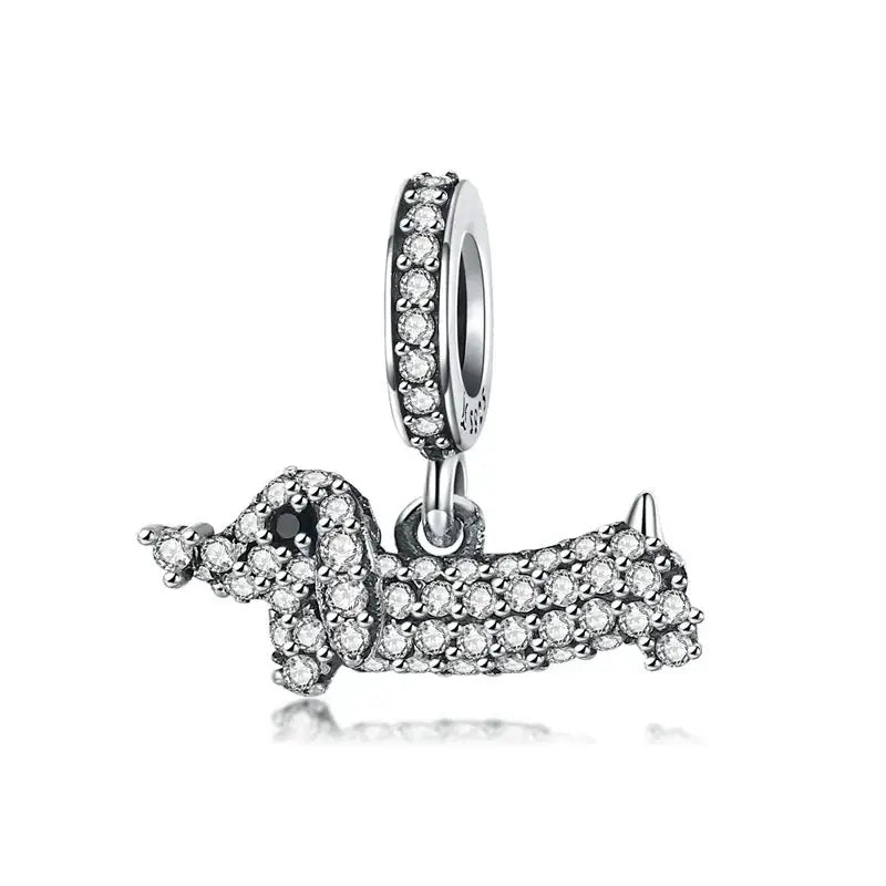 Charms pour bracelet Chiens Argent