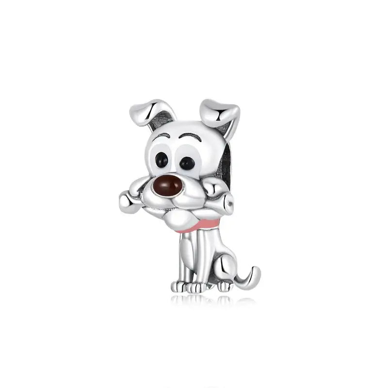 Charms pour bracelet Chiens Argent