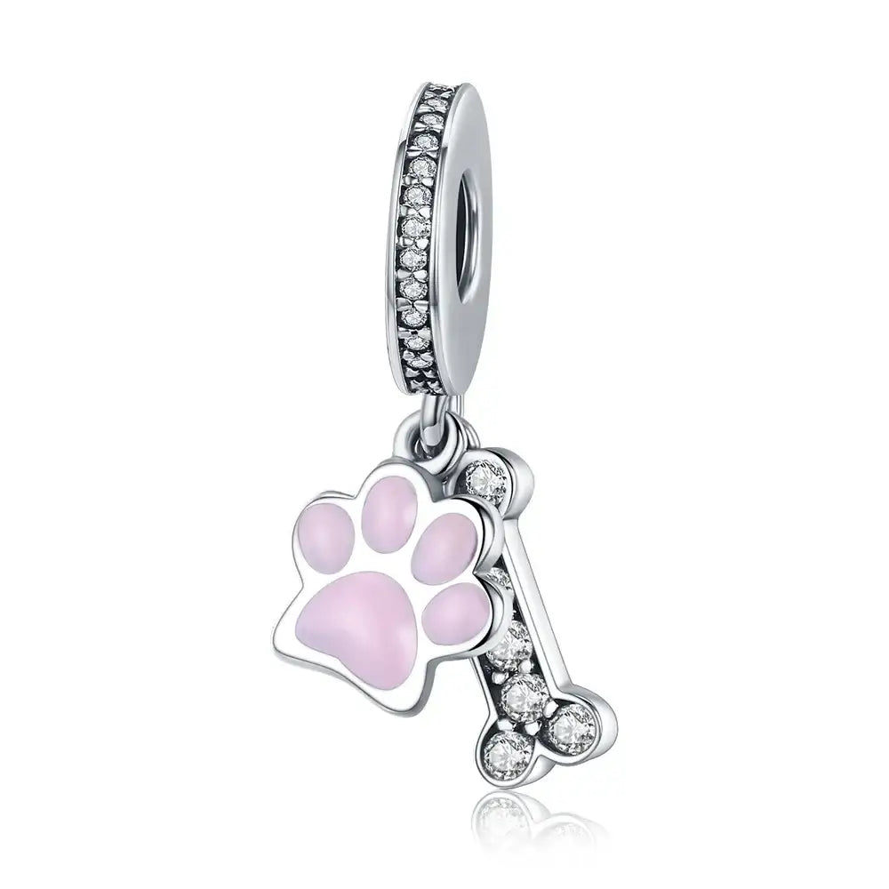 Charms pour bracelet Chiens Argent