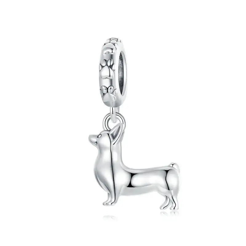 Charms pour bracelet Chiens Argent