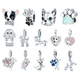 Charms pour bracelet Chiens Argent