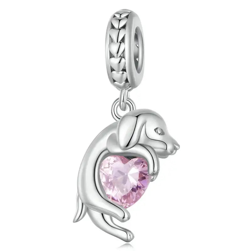 Charms pour bracelet Chiens Argent