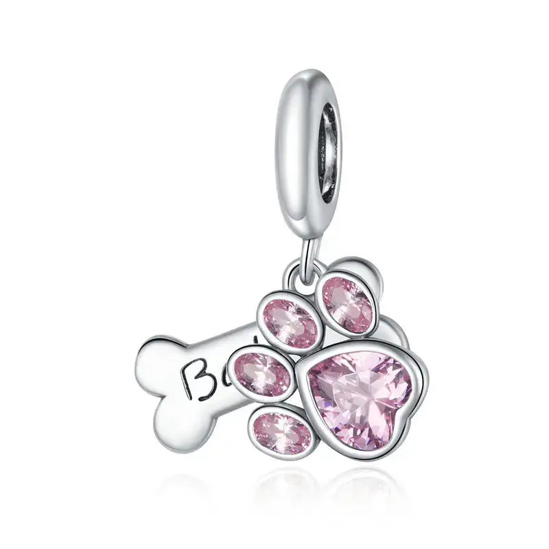 Charms pour bracelet Chiens Argent