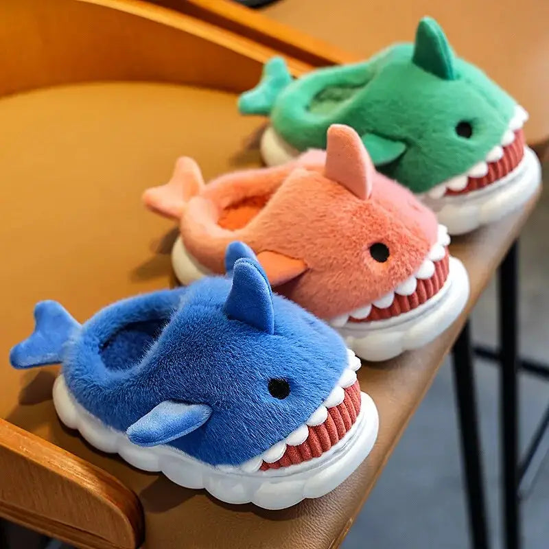 Chaussons Hiver Coton Requin