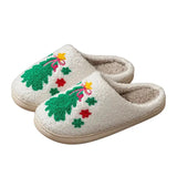 Chaussons Hiver Sapin de Noel