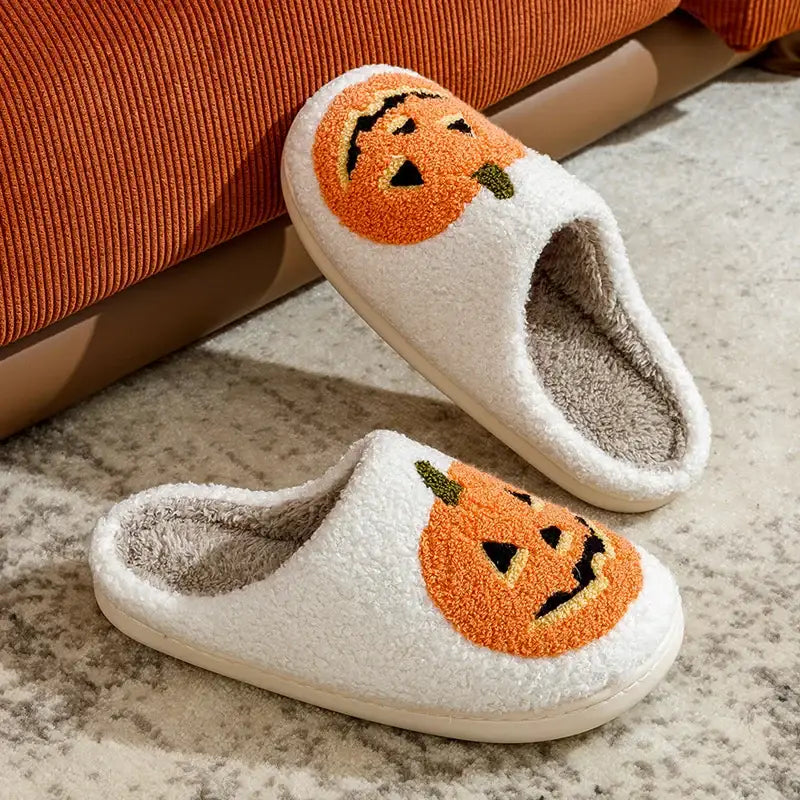Chaussons mignons Citrouilles Halloween