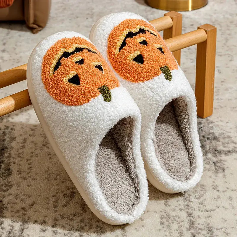 Chaussons mignons Citrouilles Halloween