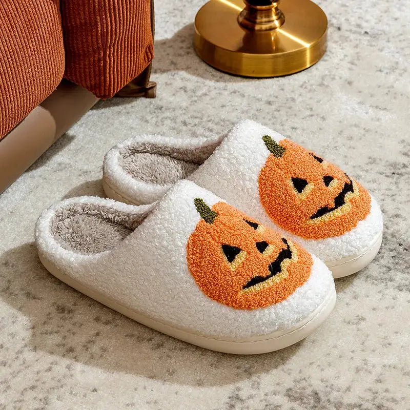 Chaussons mignons Citrouilles Halloween