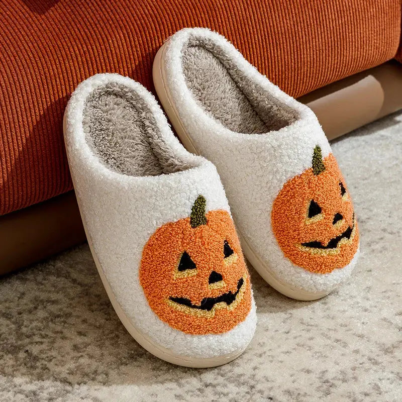 Chaussons mignons Citrouilles Halloween