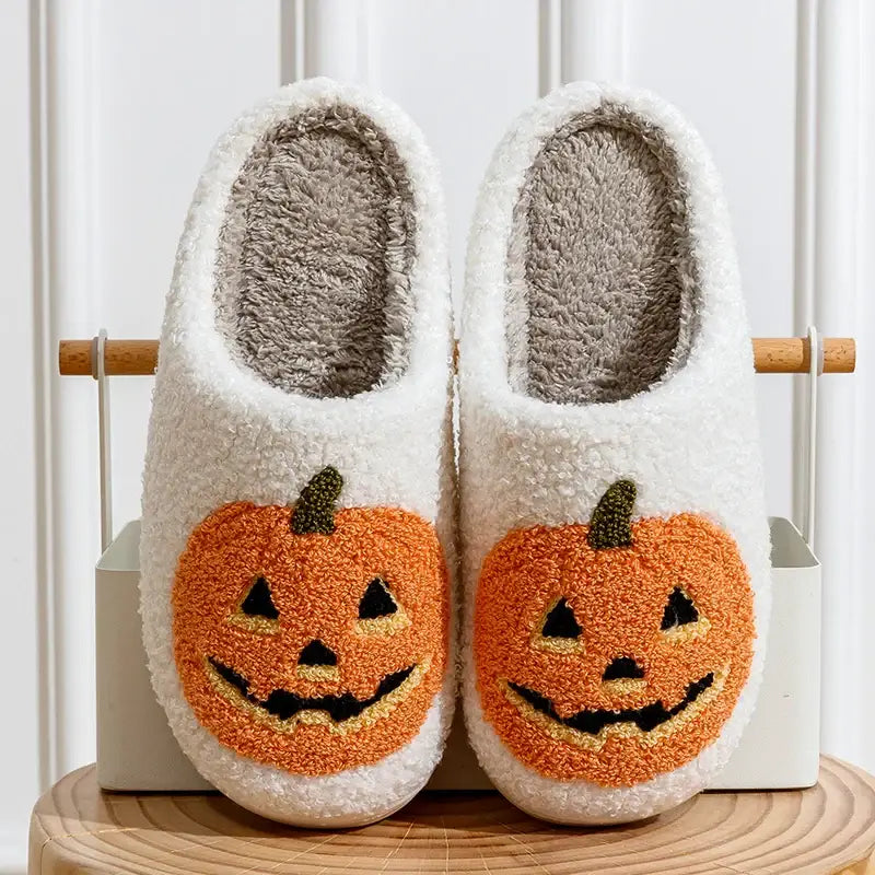 Chaussons mignons Citrouilles Halloween