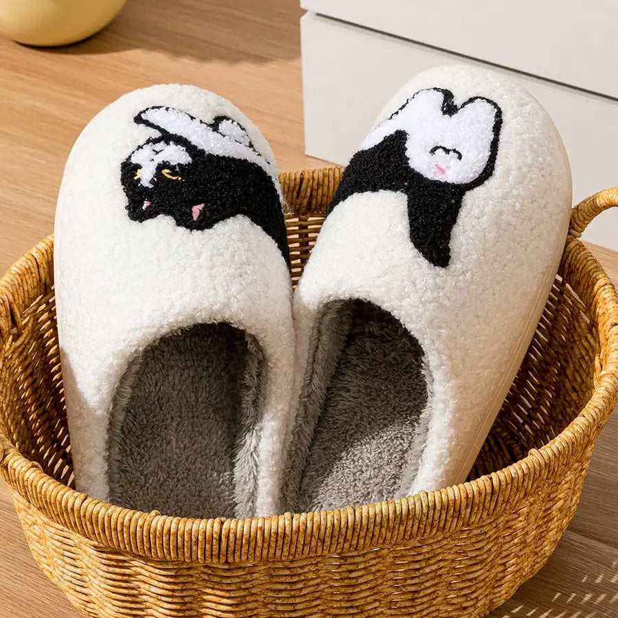 Chaussons mignons petit chat