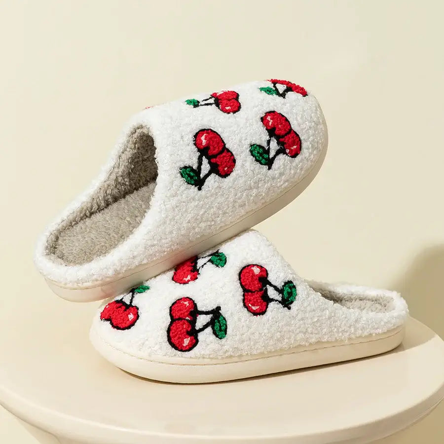 Chaussons mignons petites cerises