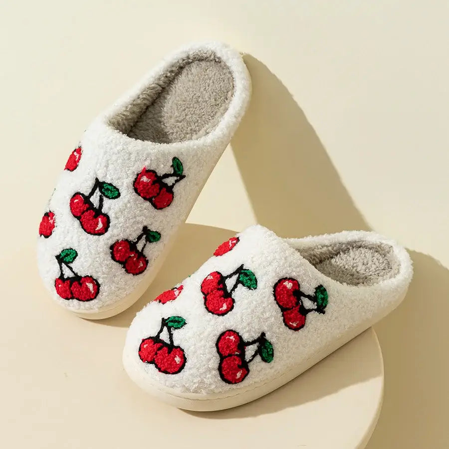 Chaussons mignons petites cerises