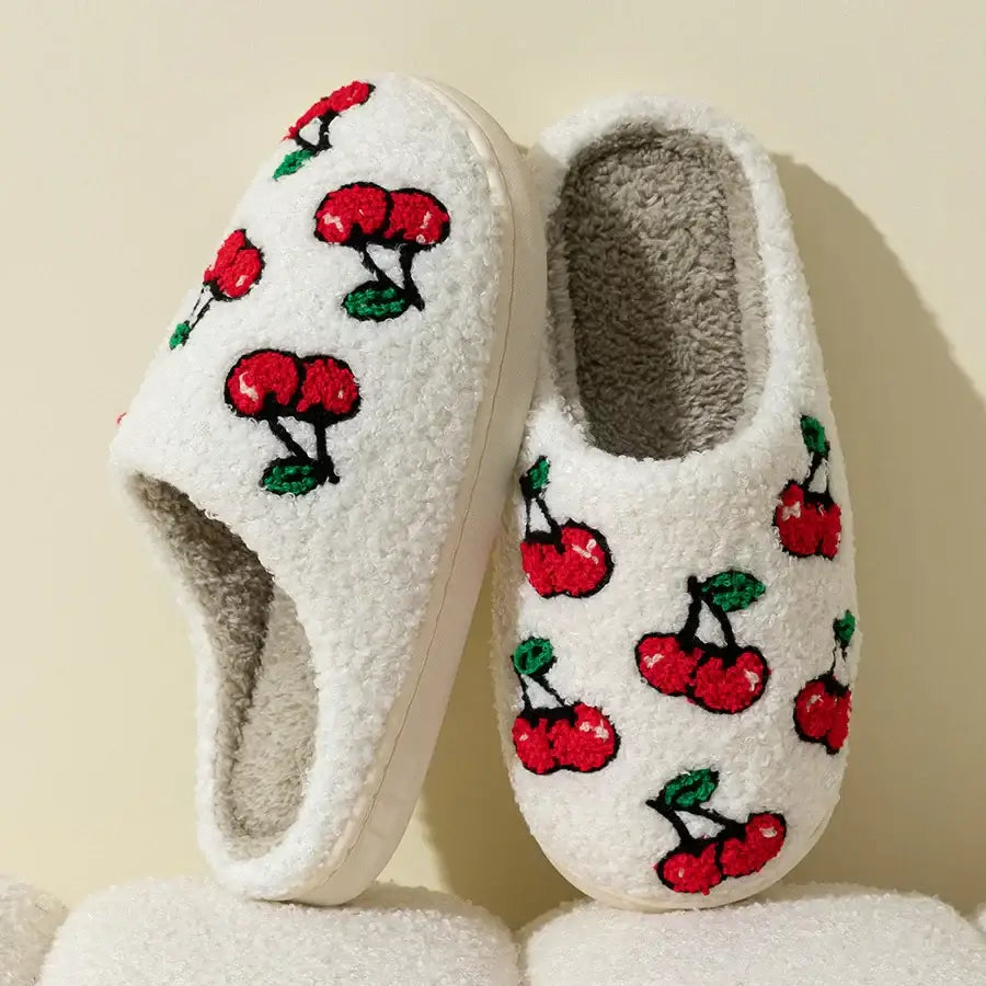 Chaussons mignons petites cerises