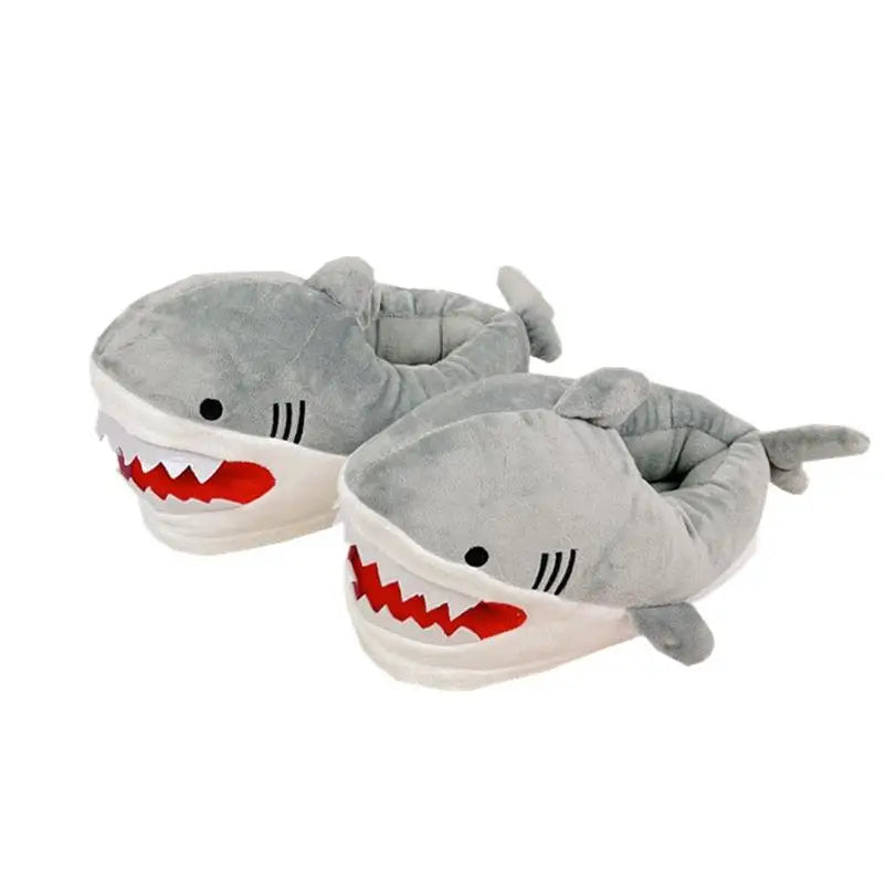 Chaussons Peluche Chauds Requins-ClubdesJouets