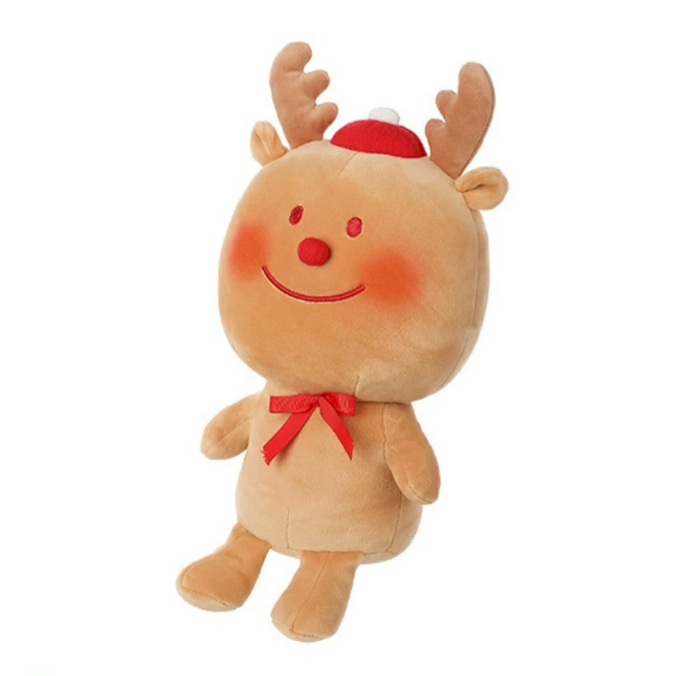 Ensemble de Peluches Festives Bonhomme en Pain d'Épices & Igloo (Jouet Doux Vacances)