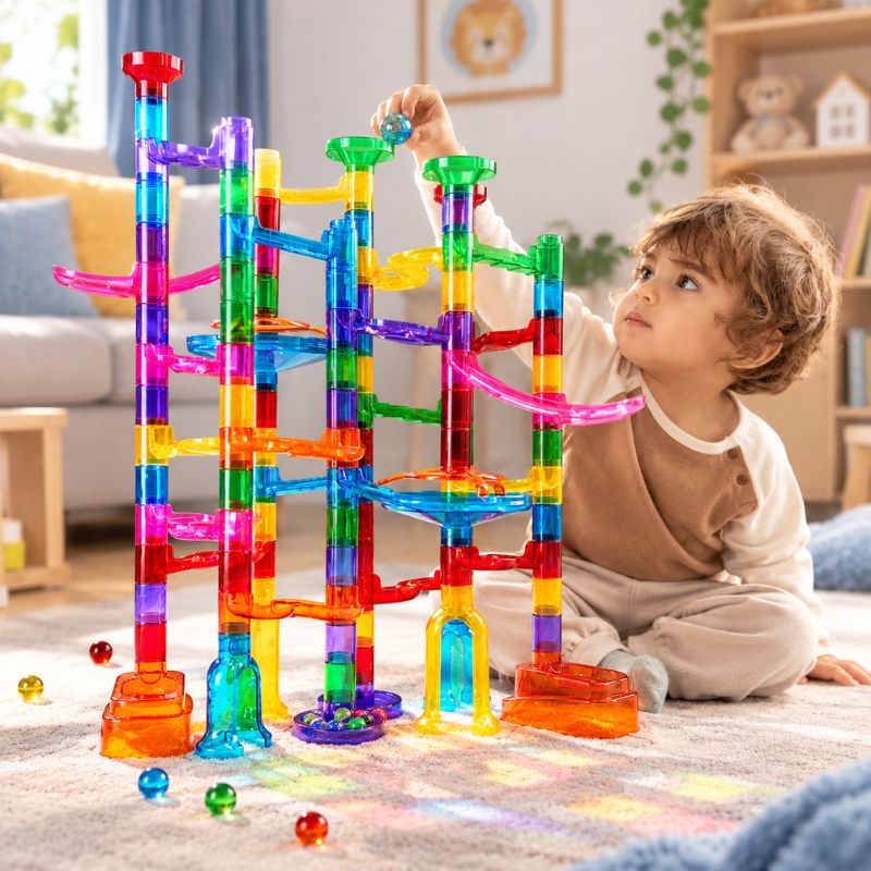 Circuit à Billes Éducatif Créatif pour Enfant | BilliTrack