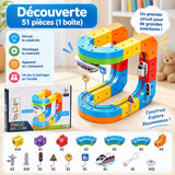 Circuit Magnétique Enfant avec Blocs et Voiture | MagniTrack