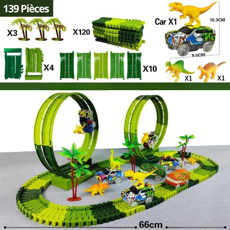 Circuit voiture enfant - DinoFlash