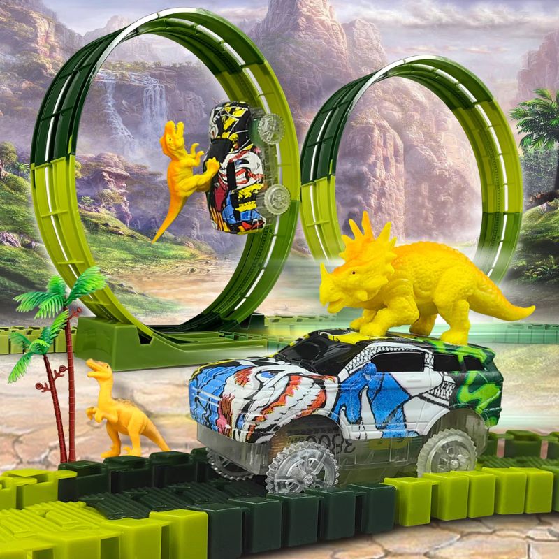 Circuit voiture enfant - DinoFlash