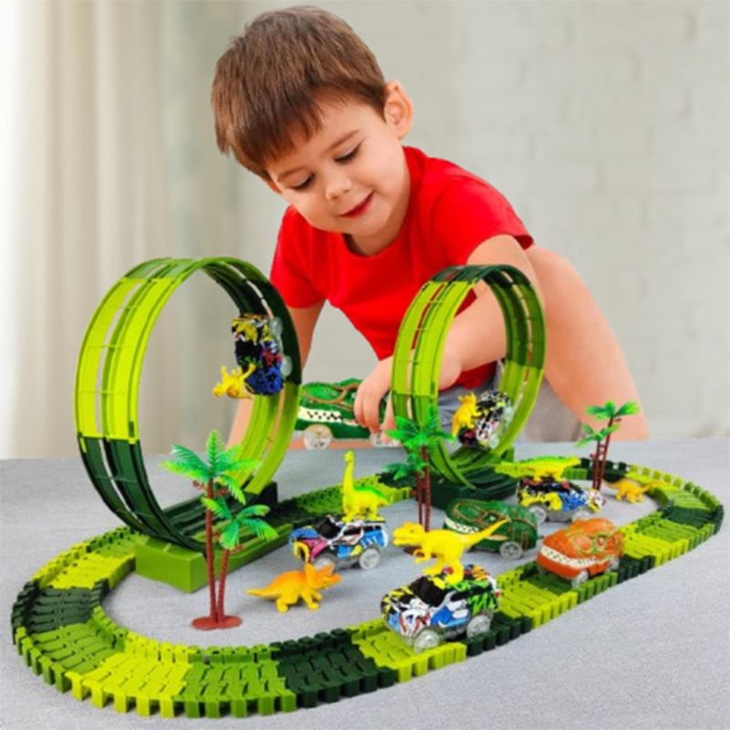 Circuit voiture enfant - DinoFlash