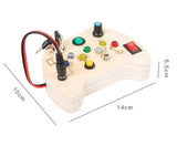 Tableau d'activité Montessori - CircuitDEL MANETTE DE JEU - Cadeau Ludique et Éducatif