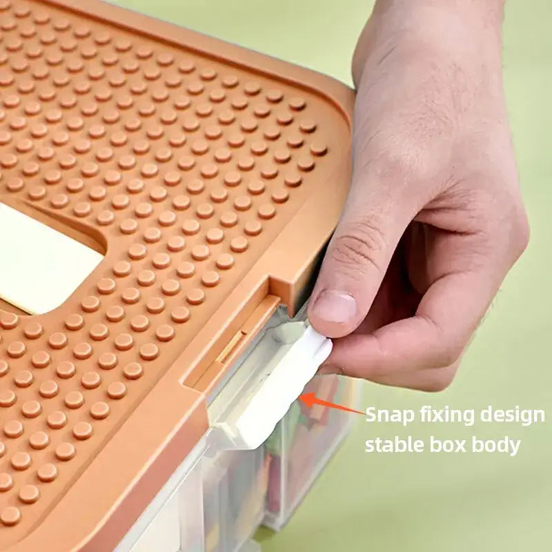 Coffre pour jouet briques de construction