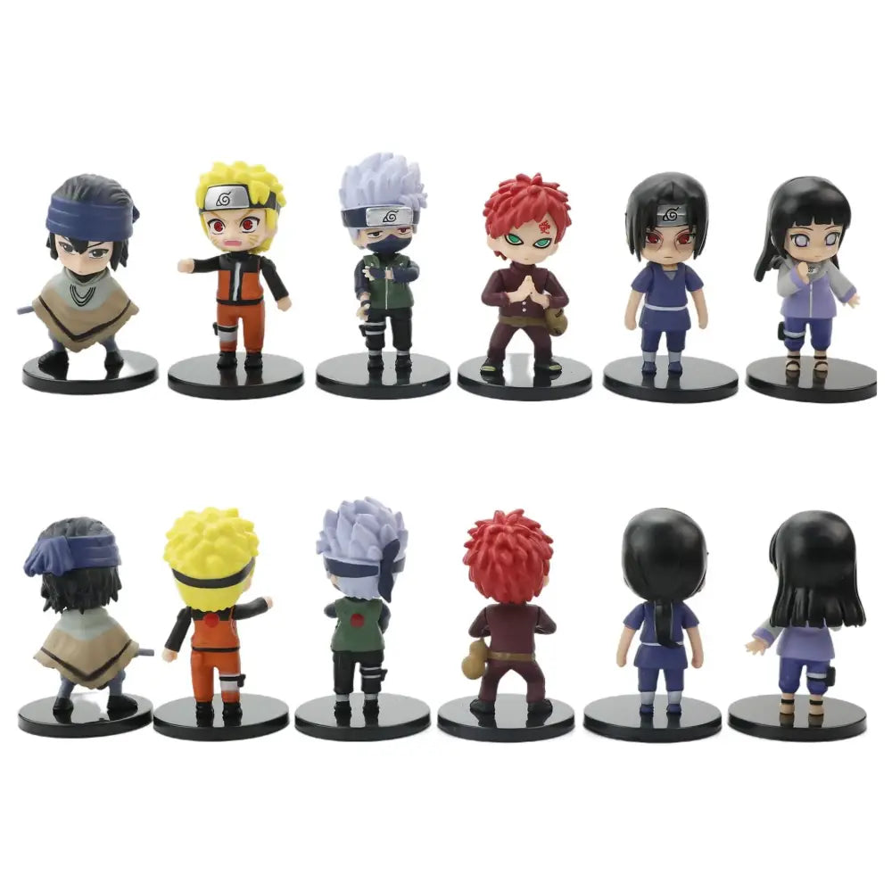 Coffret Naruto 12 figurines Naruto style Kawaï