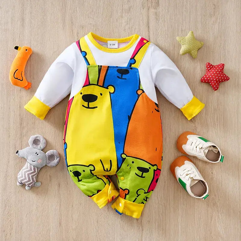 Combinaison Bébé Salopette Nounours