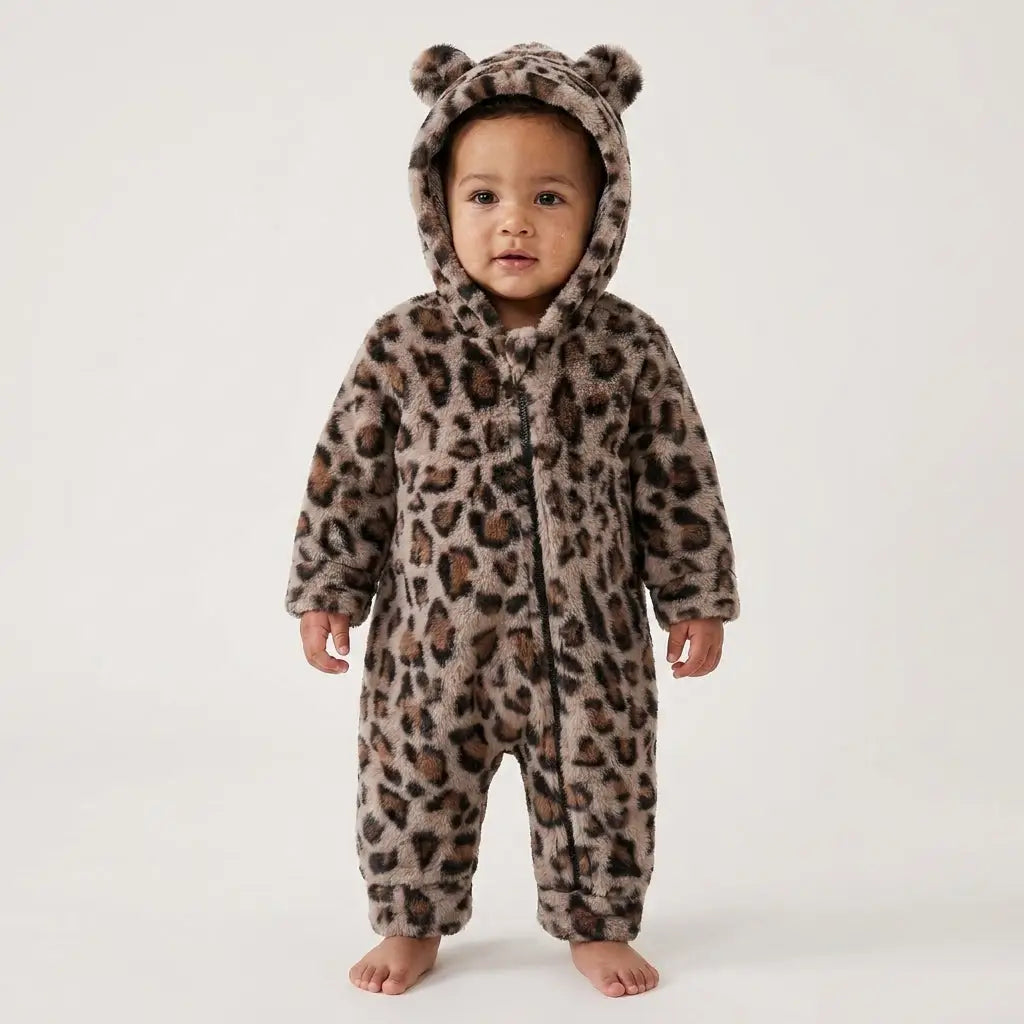 Combinaison Bebe Unisexe Leopard