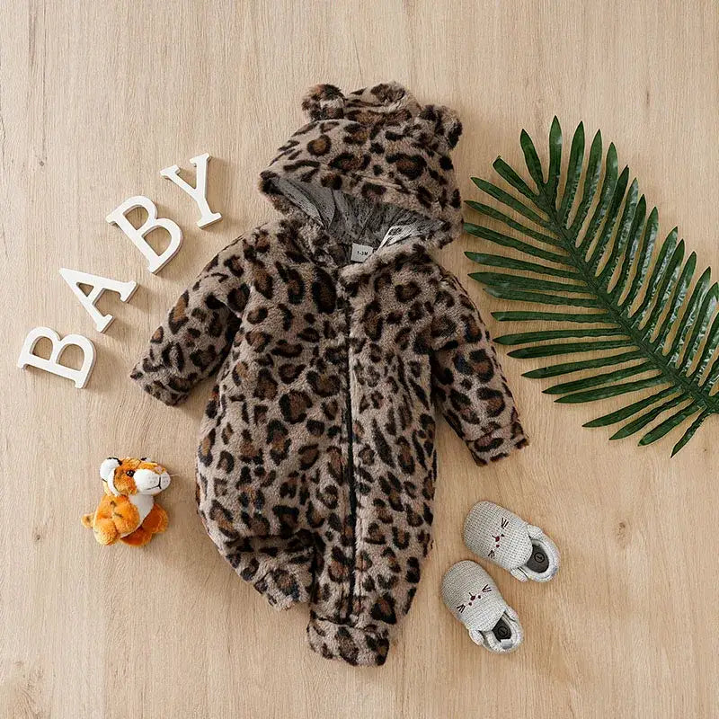 Combinaison Bebe Unisexe Leopard