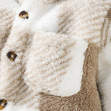 Combinaison Capuche Carreaux Bébé