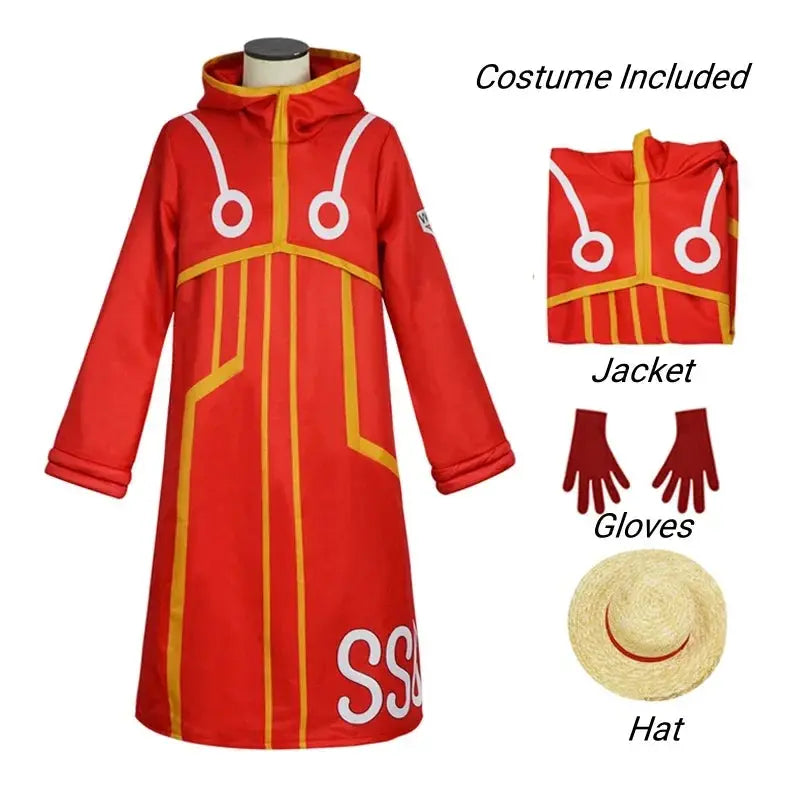 Cosplay Monkey D. Luffy Egghead Island Cosplay One Piece