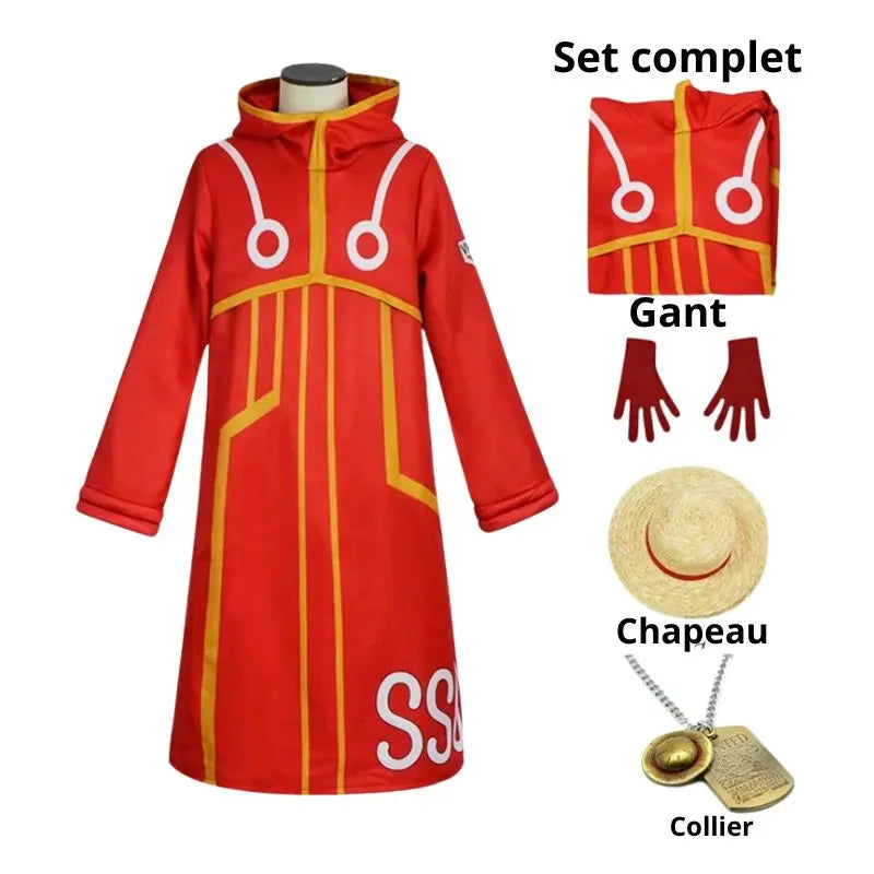 Cosplay Monkey D. Luffy Egghead Island Cosplay One Piece