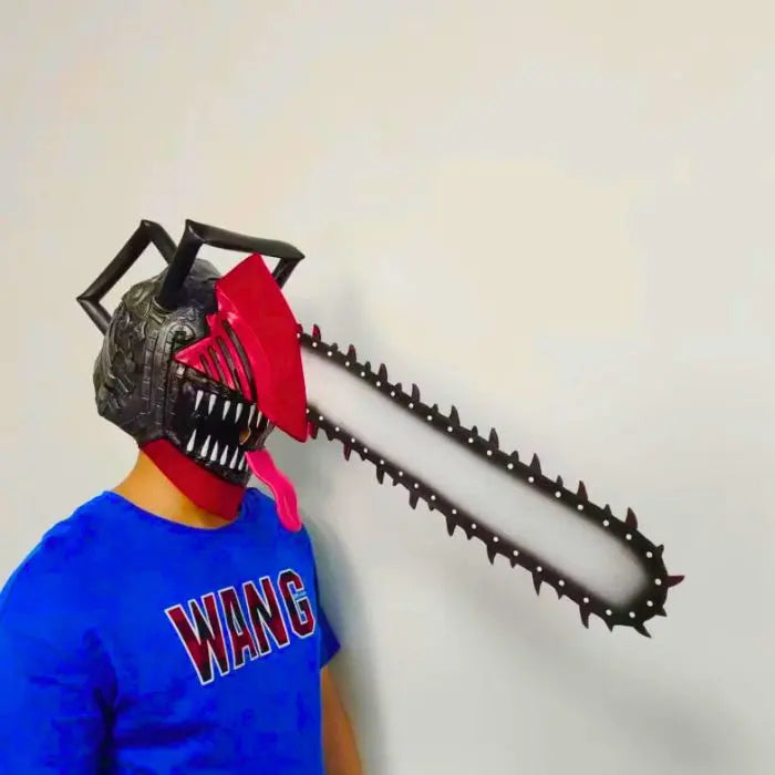 Cosplay Scie et Masque de Denji Devil Hunter Chainsaw Man