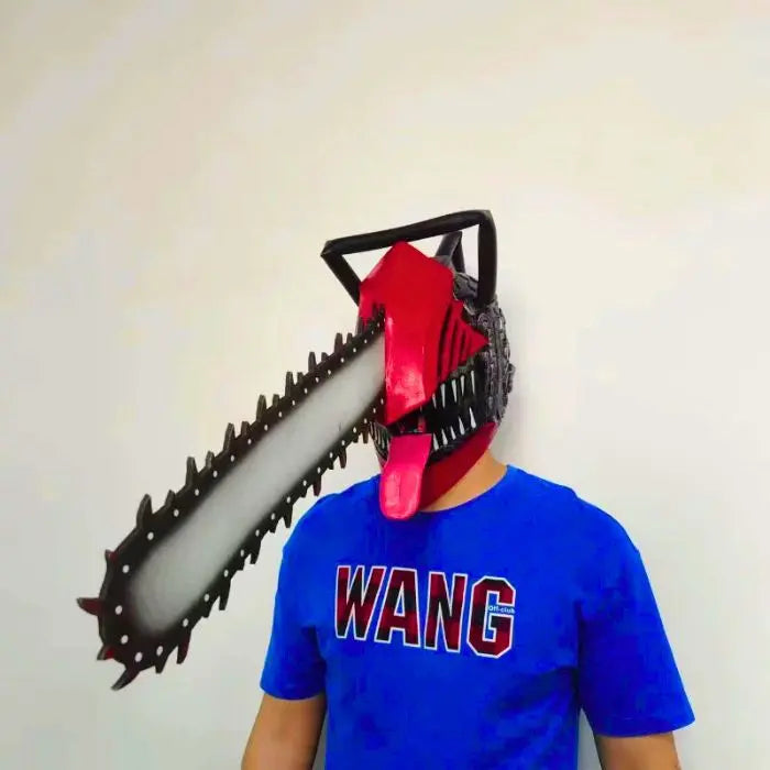 Cosplay Scie et Masque de Denji Devil Hunter Chainsaw Man