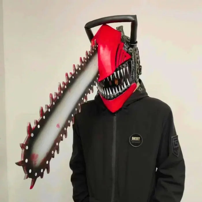 Cosplay Scie et Masque de Denji Devil Hunter Chainsaw Man