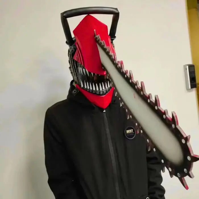Cosplay Scie et Masque de Denji Devil Hunter Chainsaw Man